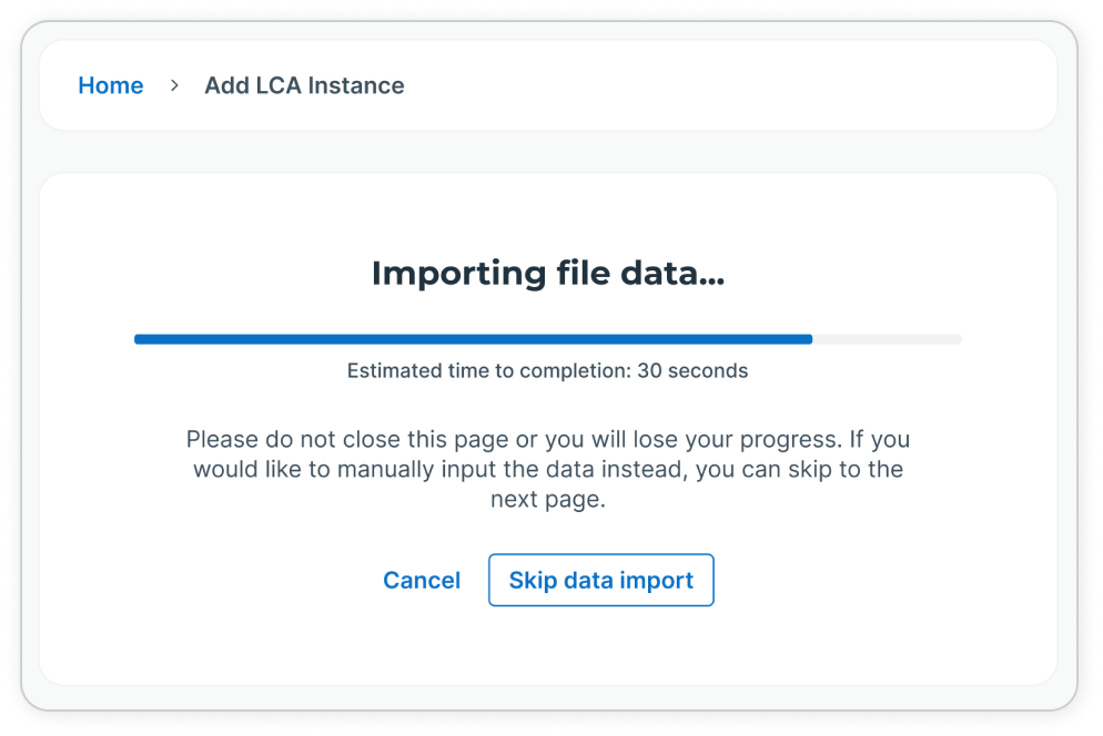 Automatic notice creation screenshot